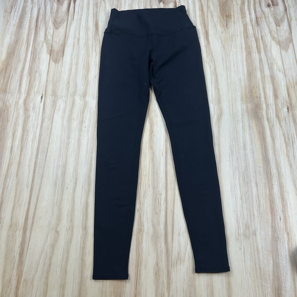 Alo Women's Full Length Leggings Black High Rise Activewear Size Small